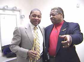 Sweet Willie Singleton and Wynton Marsalis